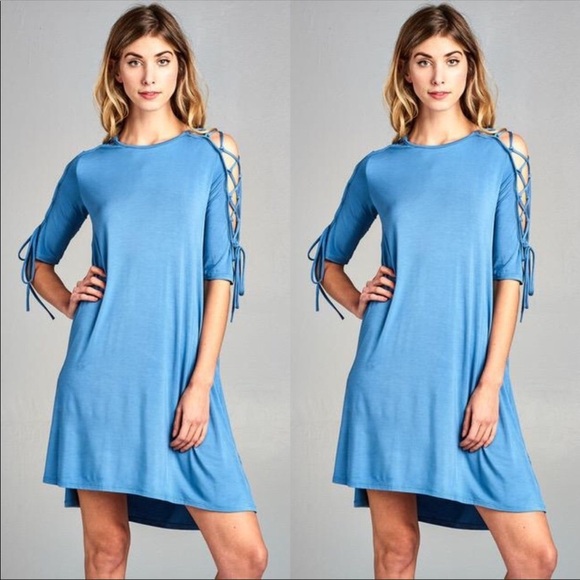 COTTON SHIFT DRESS SIZE Medium - Picture 3 of 6